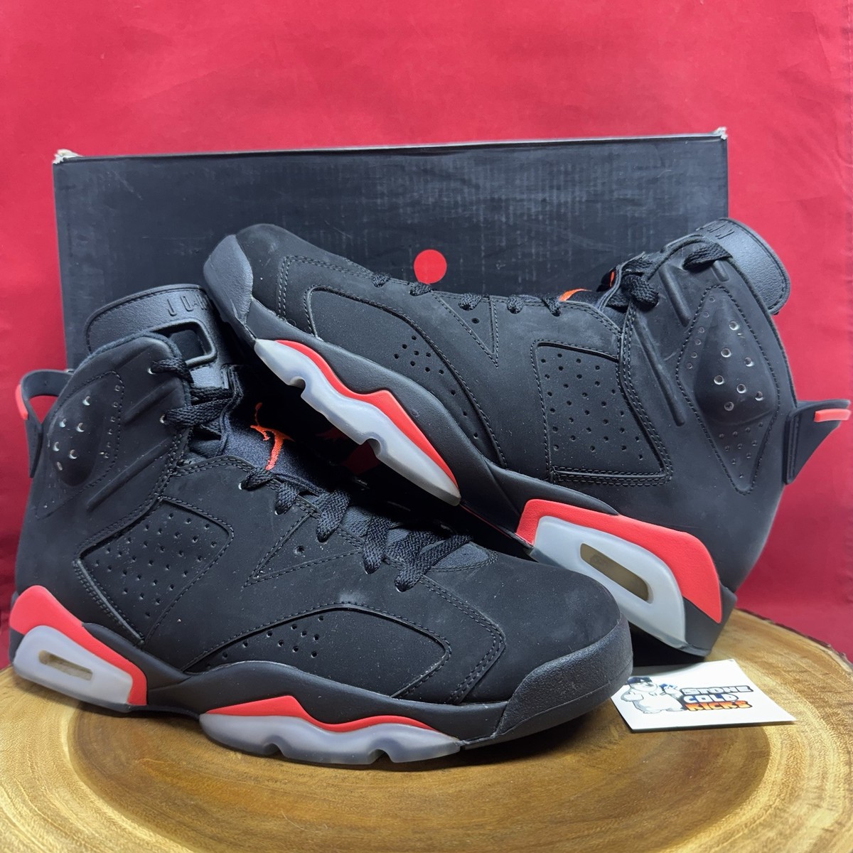 Nike Air Jordan 6 Retro Black Infrared size 10 OG VI 384664–023