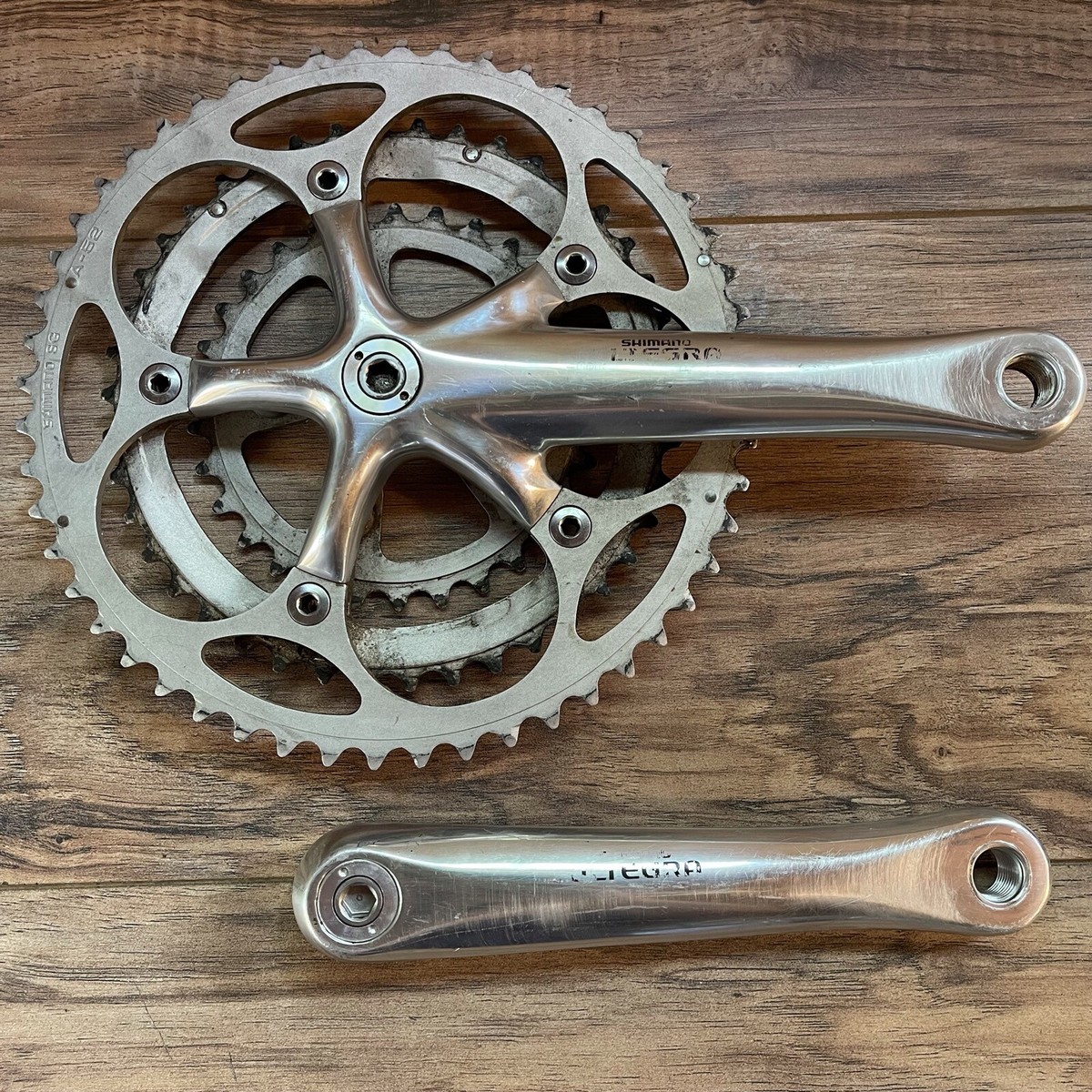 Shimano Ultegra FC-6500 6503 9 Speed Triple Crankset 172.5 52 42