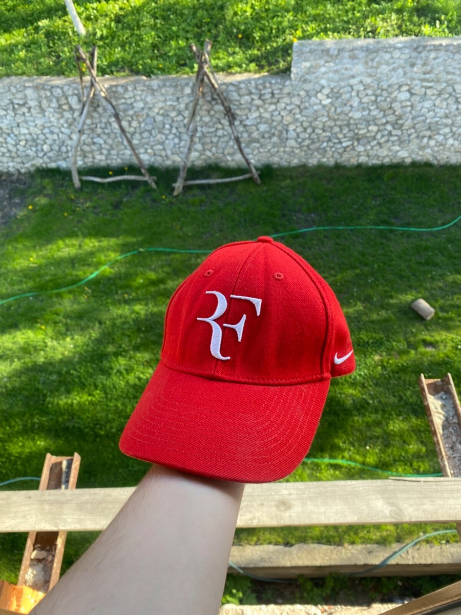 フェデラー キャップ 赤、青セット NIKE製レア nike sportswear hat