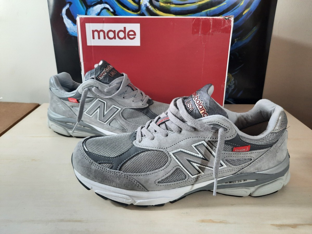 New Balance 990v3 Red Tag Grey M990VS3 Size 12 | eBay