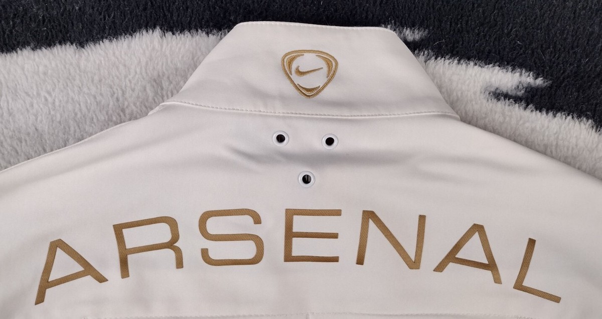 Arsenal Nike 2007/08 Limited Edition Ivory Off White Track Jacket