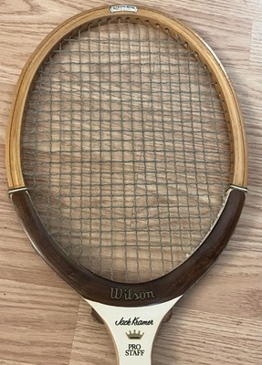 Wilson Jack Kramer Pro Staff 4-5/8 Vintage Wood Tennis Racquet