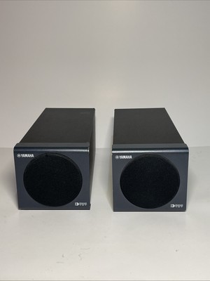 Yamaha NS-BP80 Bookshelf Speakers Pair Blue For CRX-040 Tested