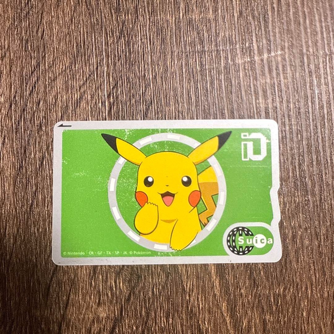 0111【 Pokémon × Suica 】 使用可能 無記名式 ピカチュウ ピカチュウ