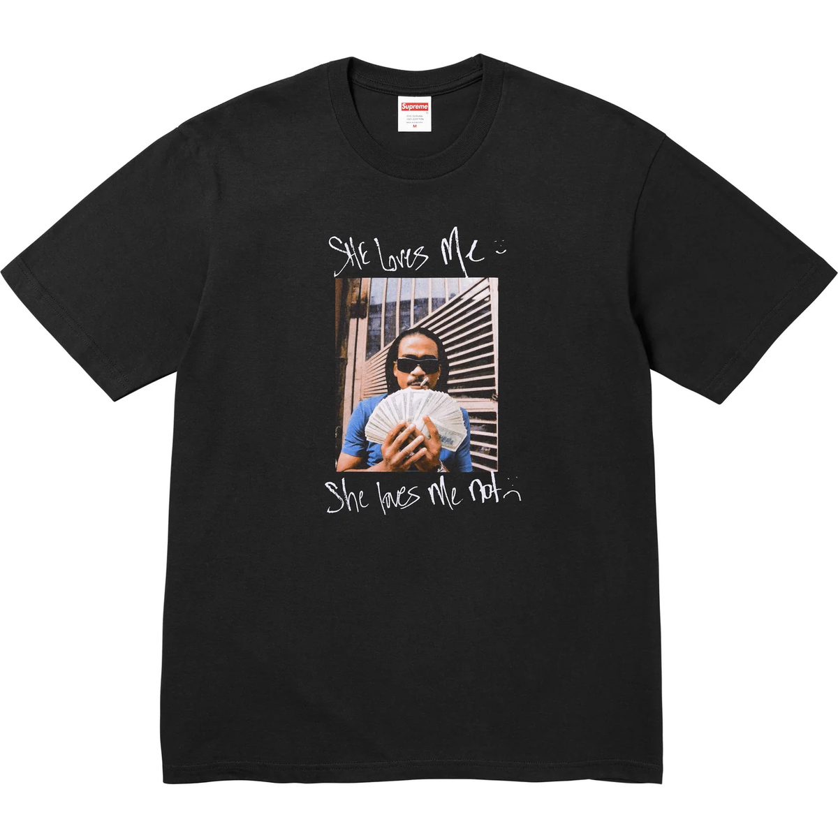 Supreme Max B Tee Black White Red Powder Blue Purple Moss 6colors