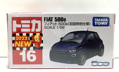 トミカ FIAT 500e 1/59 Takara Tomy / Tomica No.16 Fiat 500e / 1:59