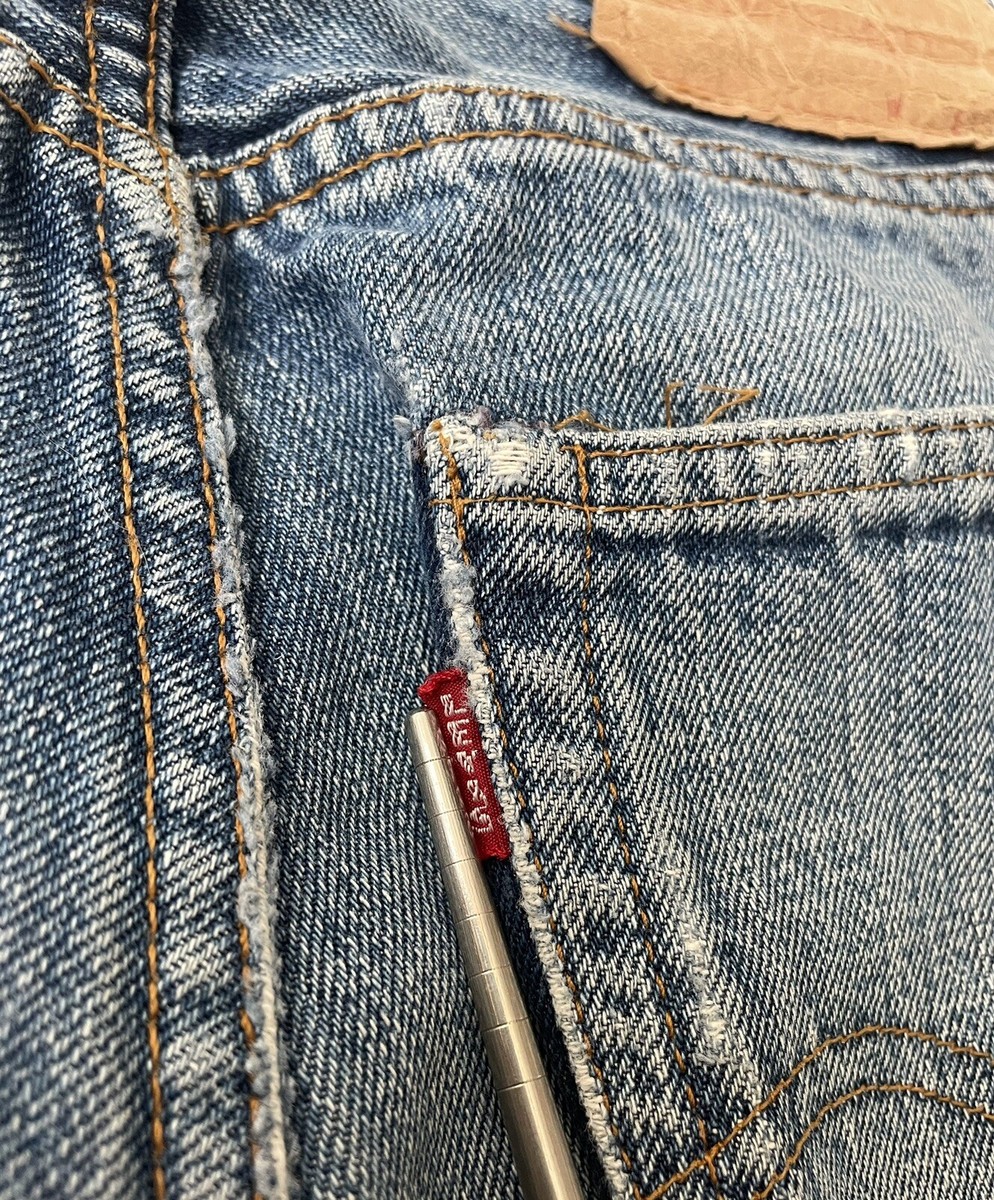 Vintage 60s 70s Levi's 501 Big E Selvedge 1960s 26 X 28 LEVIS #6