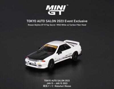 Mini GT 2023 Tokyo Auto Salon Event Exclusive Top Secret GTR R32