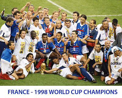 France - 1998 World Cup Champions 8x10 Color Team Photo | eBay