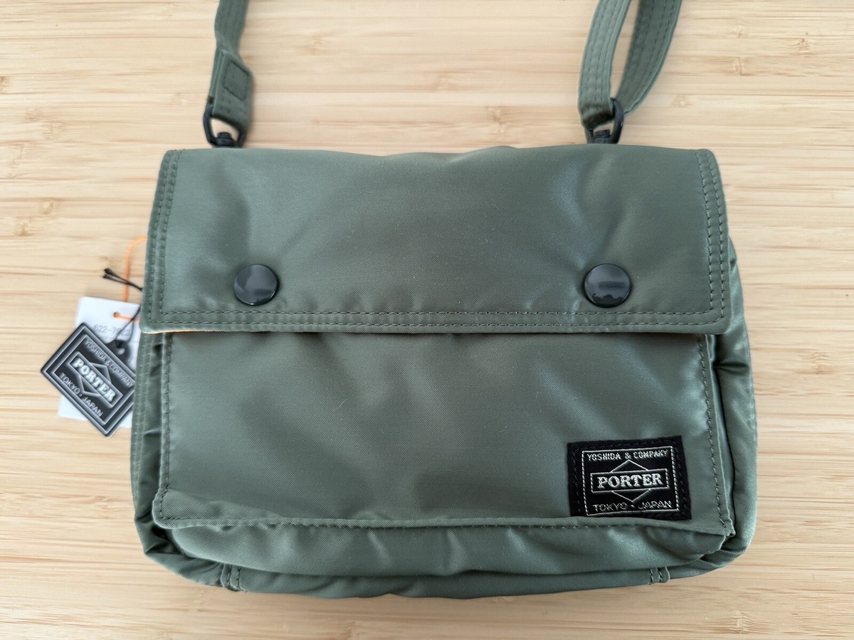 Yoshida Porter Tanker Clip Shoulder bag Sage Green NWT | eBay