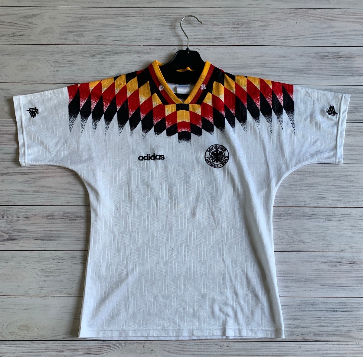 adidas '94年ワールドカップドイツモデル2ndサッカーシャツLサイズ