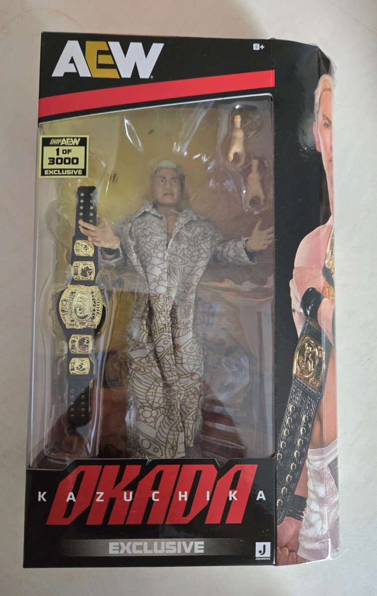 AEW Kazuchika Okada フィギュア 3000の1の限定版 AEW Kazuchika Okada