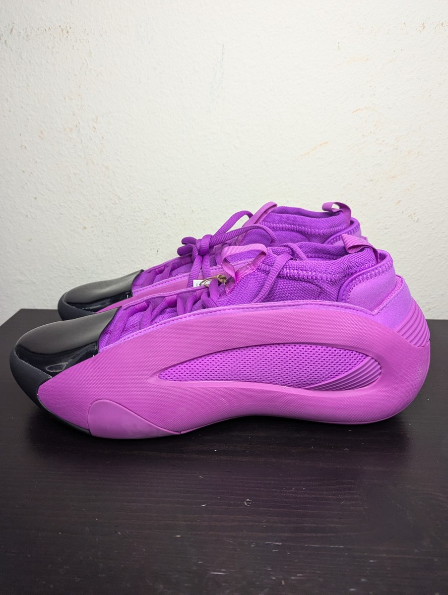 Men's Size 10 Adidas Harden Vol. 8 Purple Burst Basketball Shoes