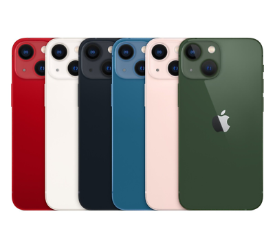 Apple iPhone 13 mini 128GB 256GB 512GB Unlocked Smartphone - All