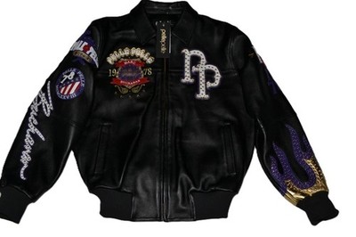 AUTHENTIC Pelle Pelle Men's LEATHER WORLD FAMOUS 1978 Jacket BLACK