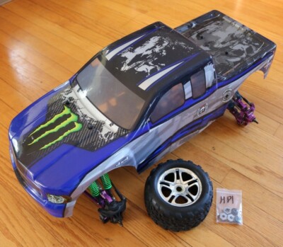 HPI savage XL flux upgraded aluminum parts slider | eBay