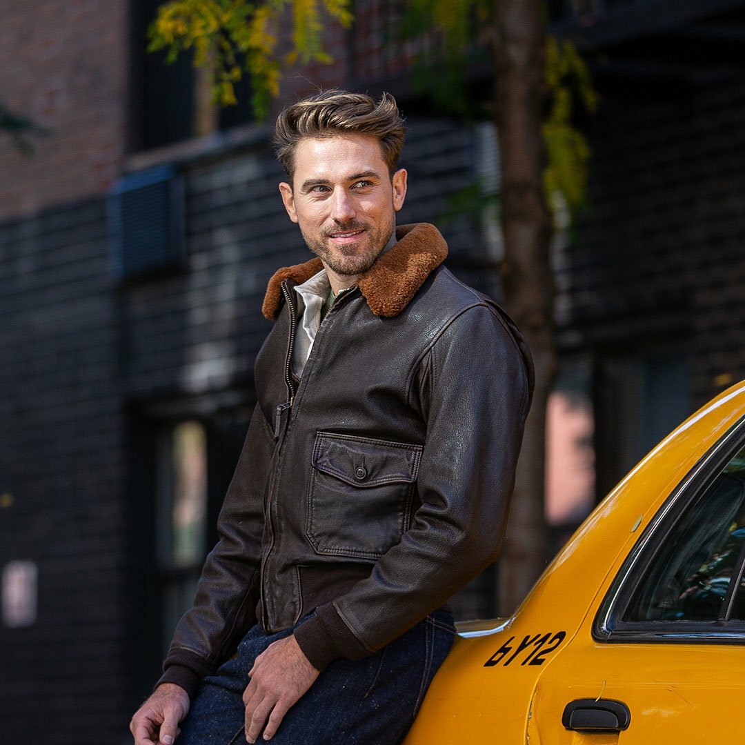 Cockpit USA Vintage G1 Flight Jacket Z21C0071 NWT FREE US SHIP