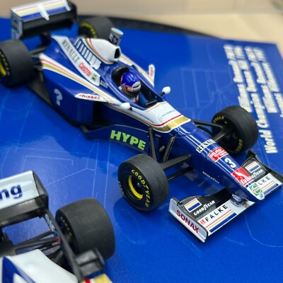 MINICHAMPS 1/43 Williams FW18 FW19 Hill Villeneuve World Champion