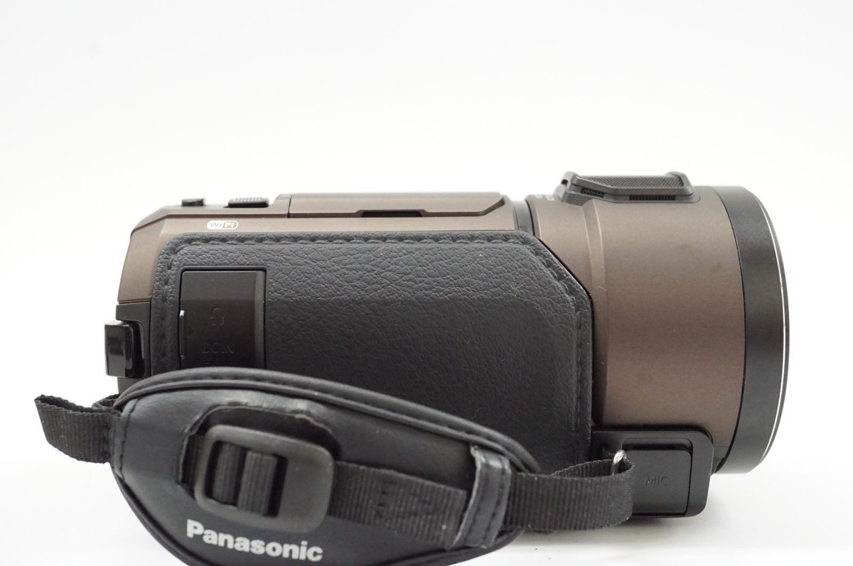 Panasonic HC-VX1M 4K Video Camera Brown 32x zoom tested with box