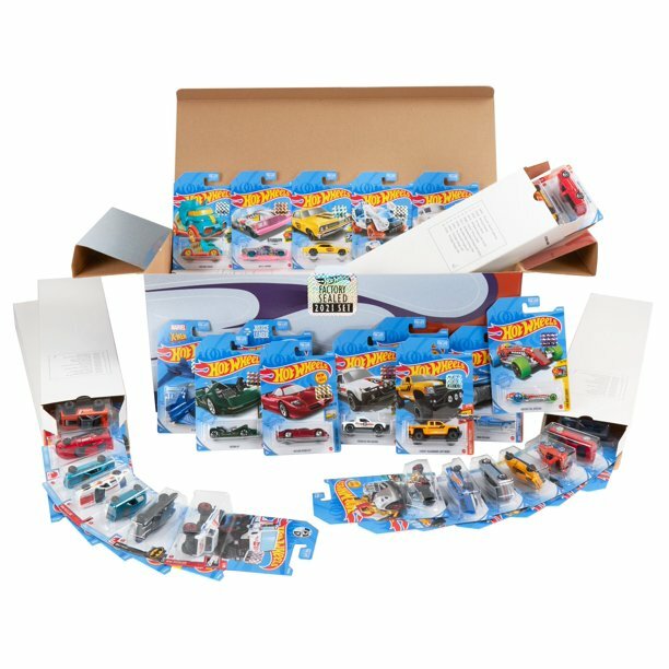 Hot Wheels 2021 Basics Mini Set 4 Factory Sealed Walmart Exclusive