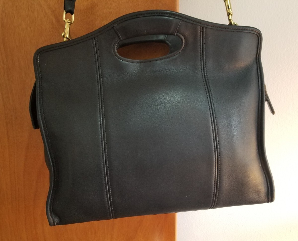 Vintage COACH #9995 Black Leather 