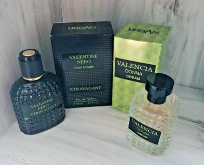 Valentine Nero Xtravagant for men & Valencia Donna Dream for women
