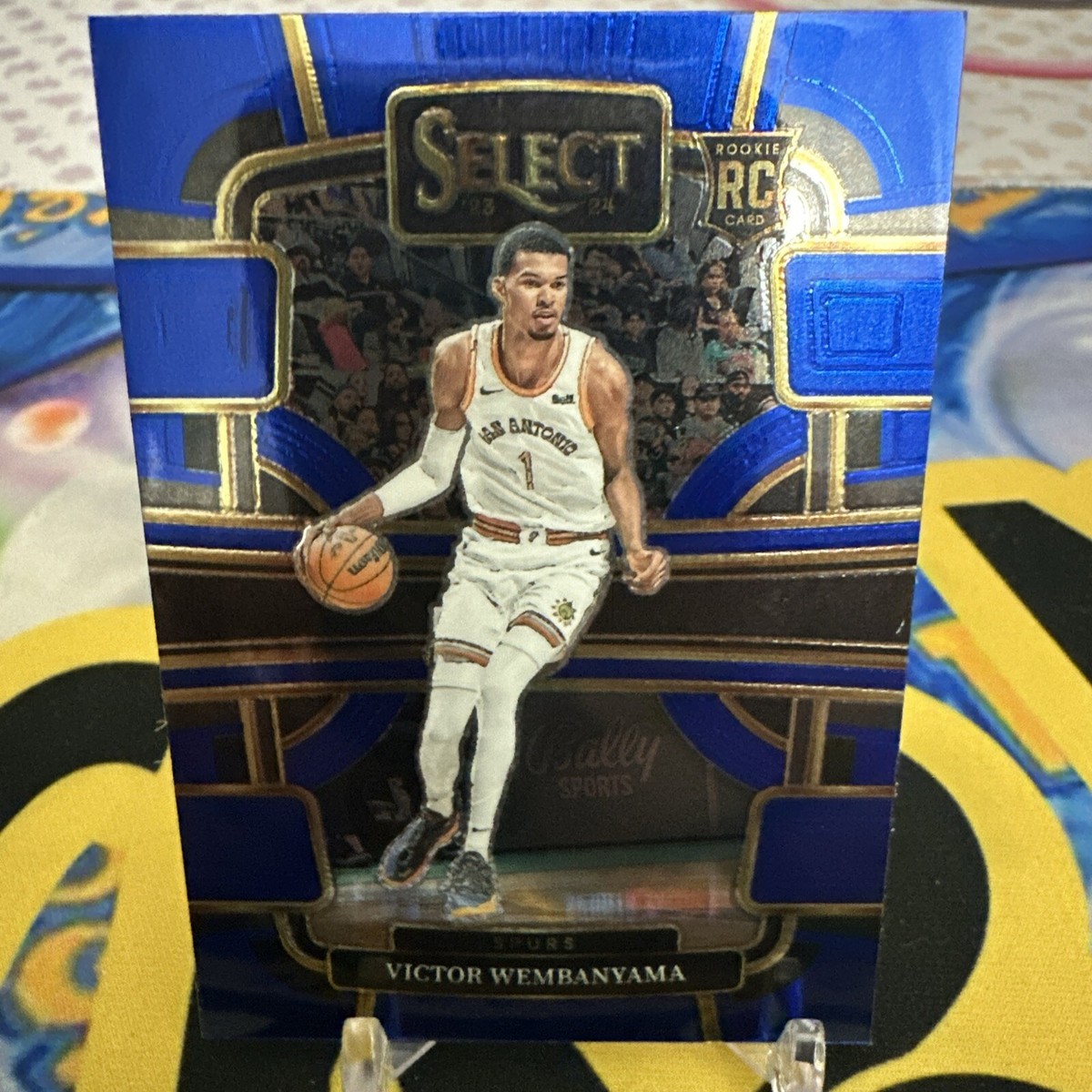 2023-24 PANINI SELECT VICTOR WEMBANYAMA ROOKIE #87 CONCOURSE BLUE