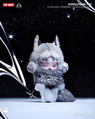 SKULLPANDA XG Plush Doll Pendant Japan Exclusive POPMART Popup