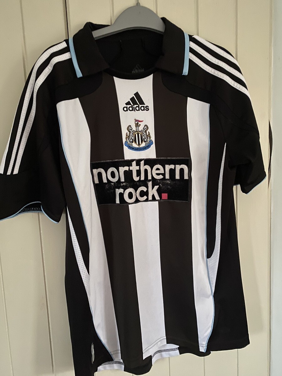 Newcastle United Football Shirt 2007-2009 Home Adidas Northern