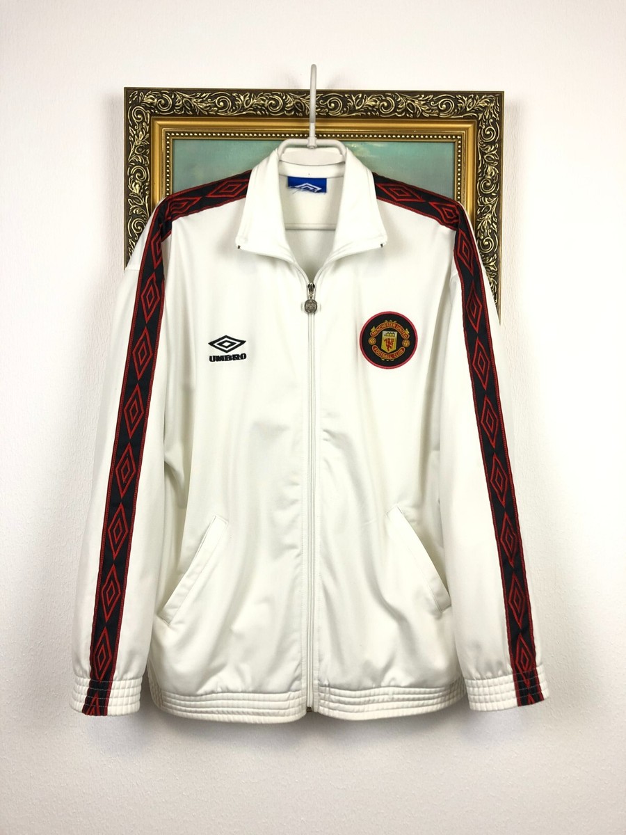 Vintage 90's Umbro Manchester United Football Jacket Soccer Track