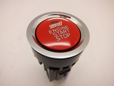 SUBARU STI OEM ENGINE START STOP PUSH RED IGNITION BUTTON FOR WRX