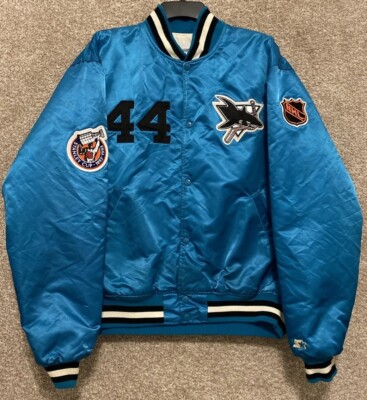 Vintage 90s Starter Center Ice San Jose Sharks NHL Satin Bomber