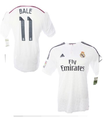Real Madrid Home BALE 11 2014/15 Authentic Soccer Name Set | eBay