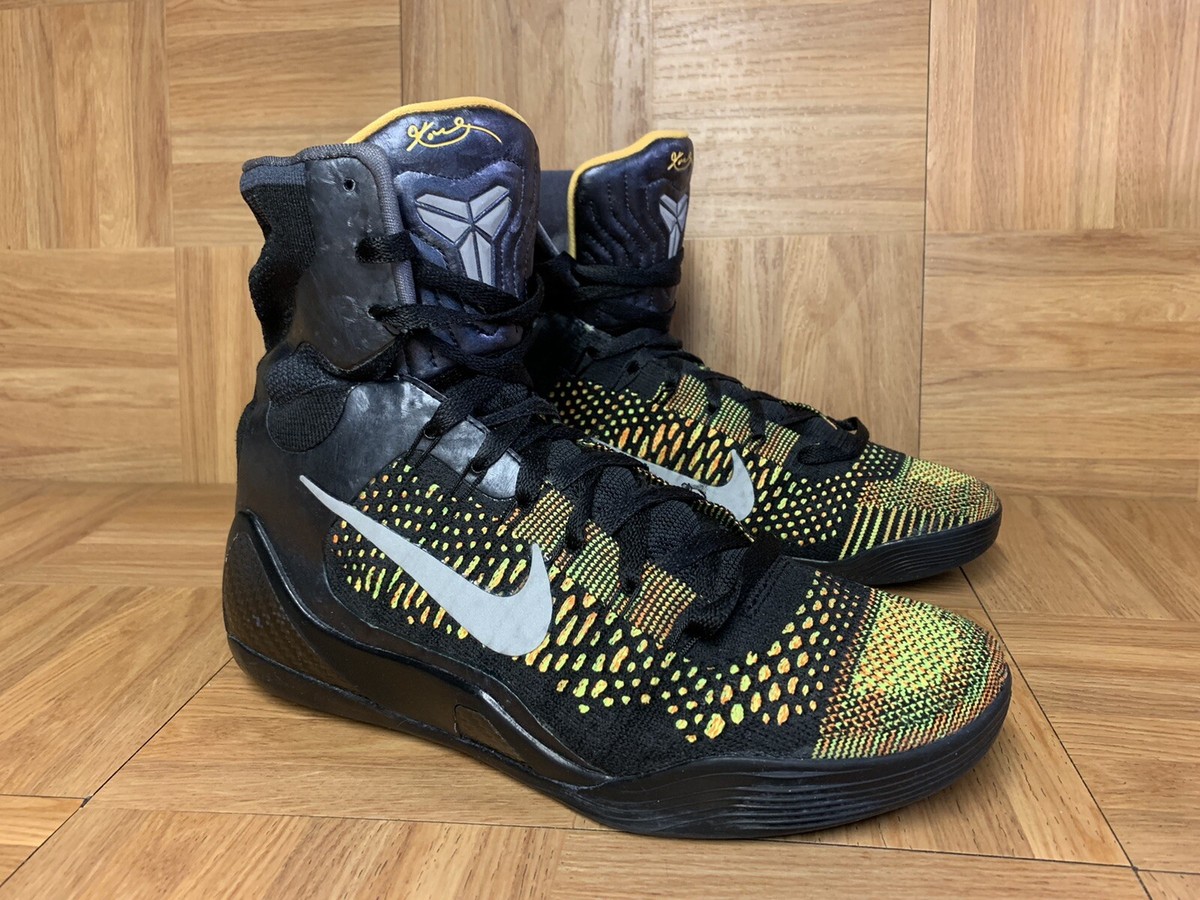 RARE🔥 Nike Kobe 9 Elite Inspiration Lakers Gold Black Sz 8 Mens