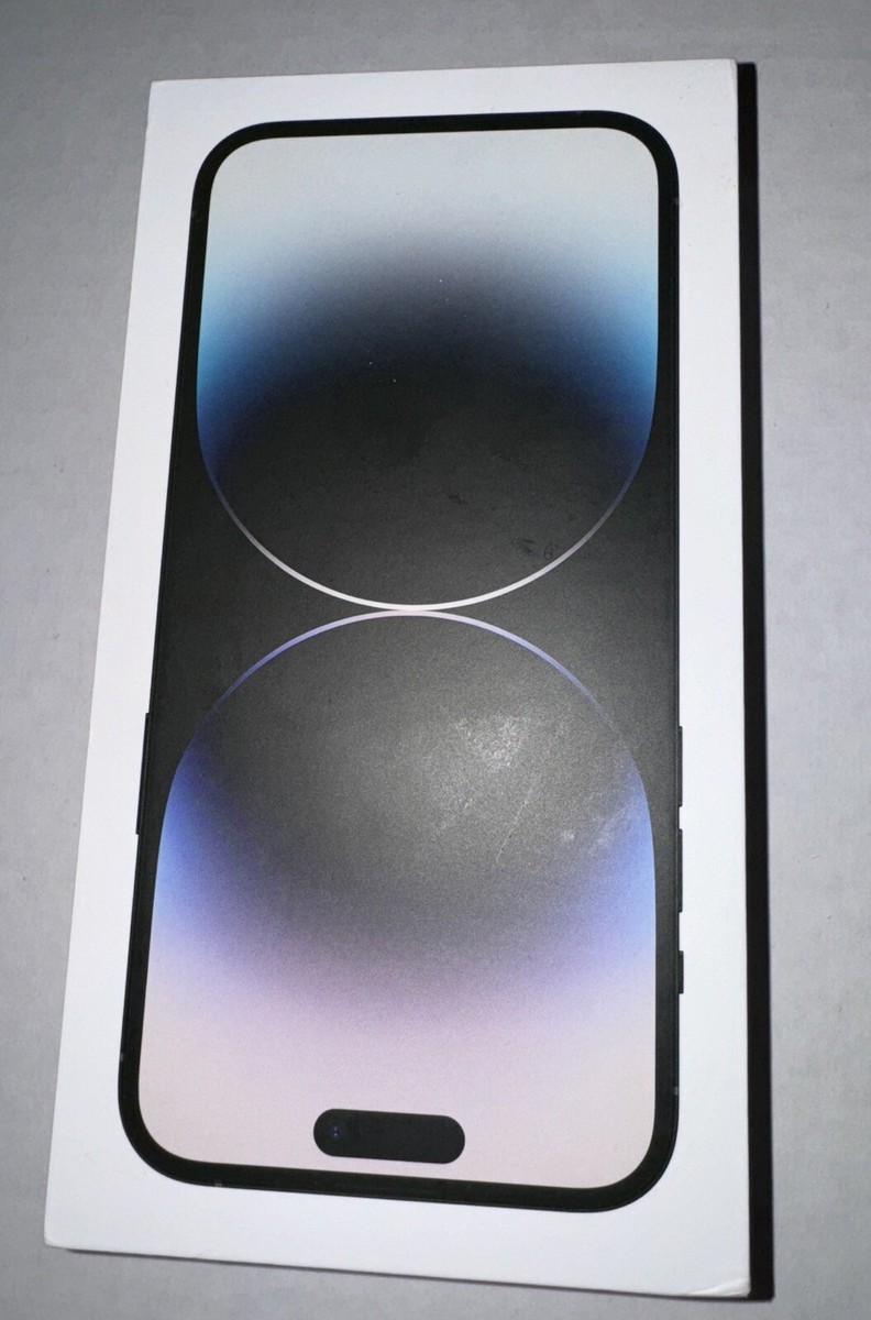 Original Apple iPhone 14 Pro Max Box 128GB Model A2651 Space Black