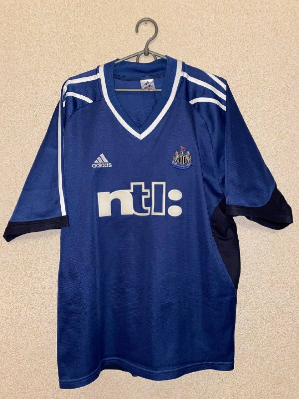 Newcastle United Away football shirt 2001 - 2002 rare adidas