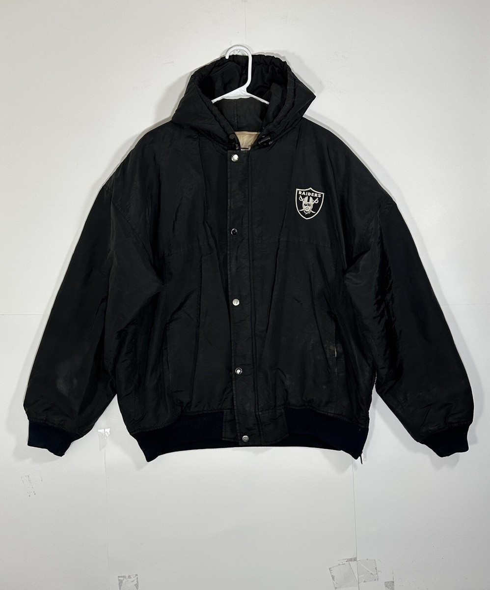 Vintage Oakland Raiders Starter Jacket Sz Large Los Angeles NFL