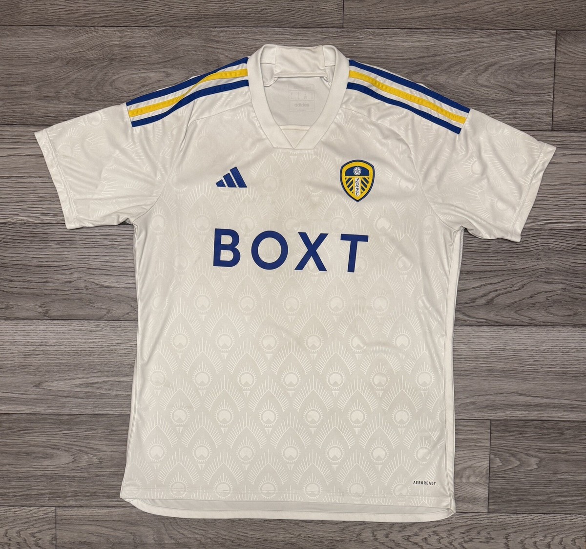 LEEDS UNITED 2023/2024 HOME FOOTBALL SOCCER SHIRT JERSEY ADIDAS