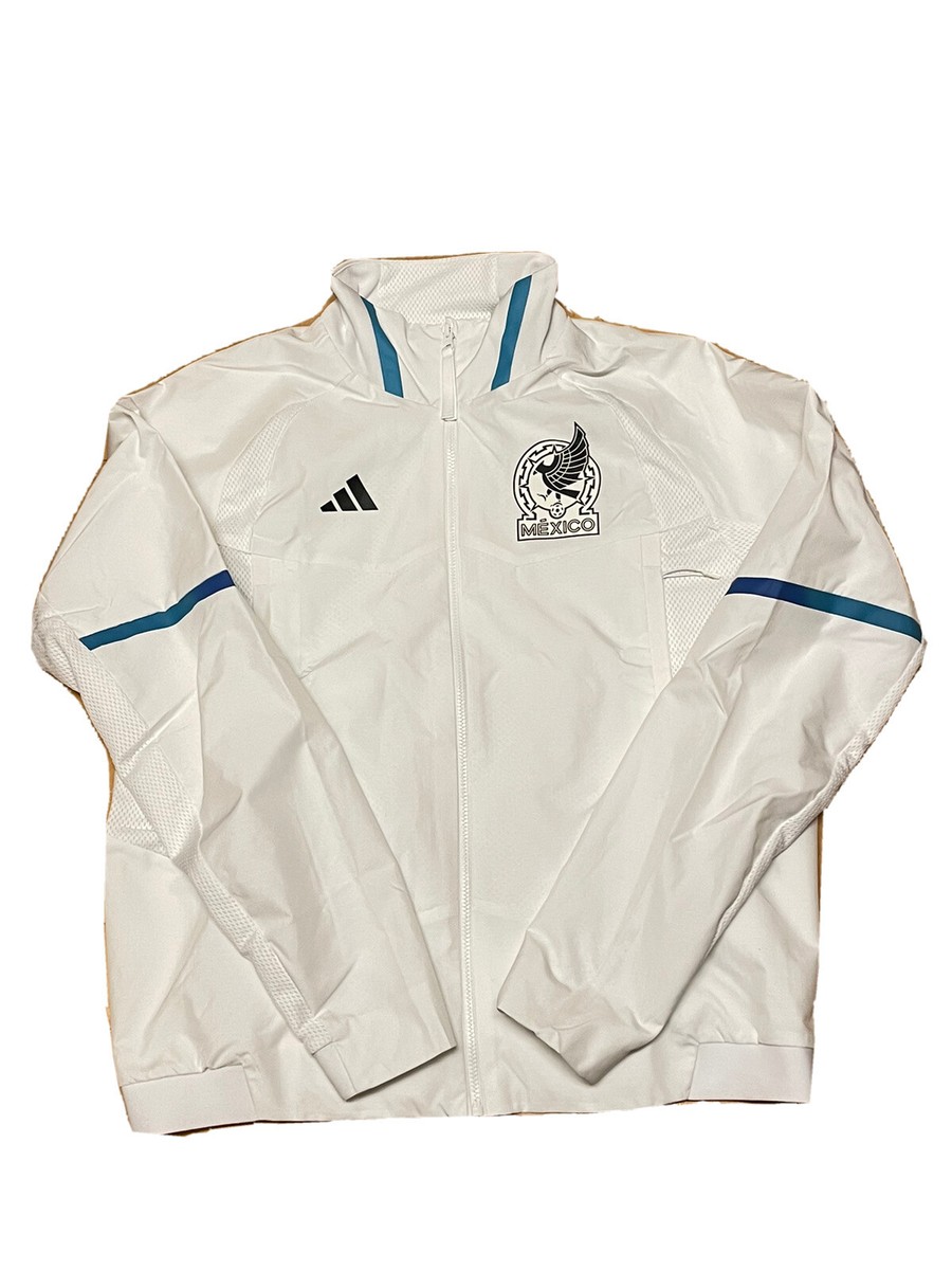 Adidas Mexico World Cup 2022 Game Day Anthem Jacket White Men's