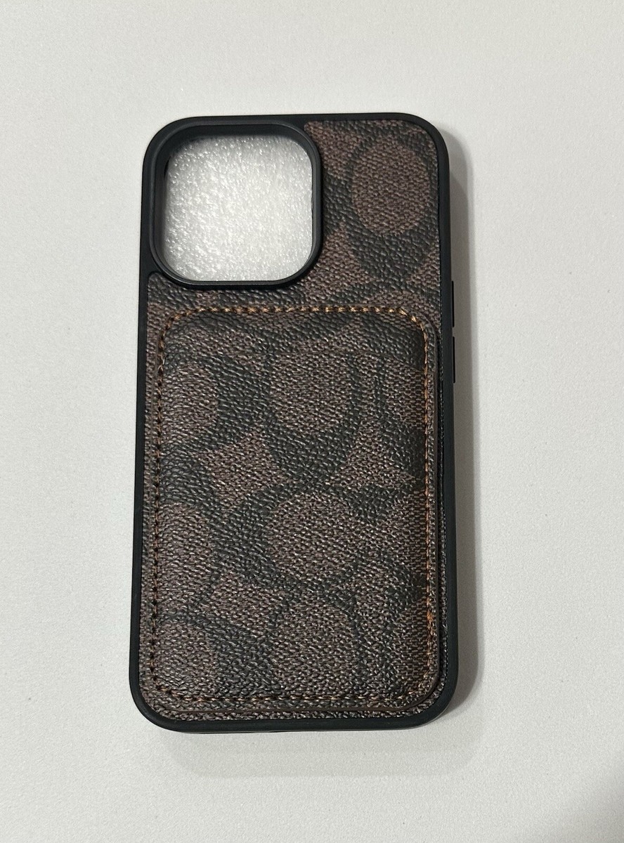 Unisex Coach Card Case For iPhone 14Pro/15Pro. $50 OBO. | eBay