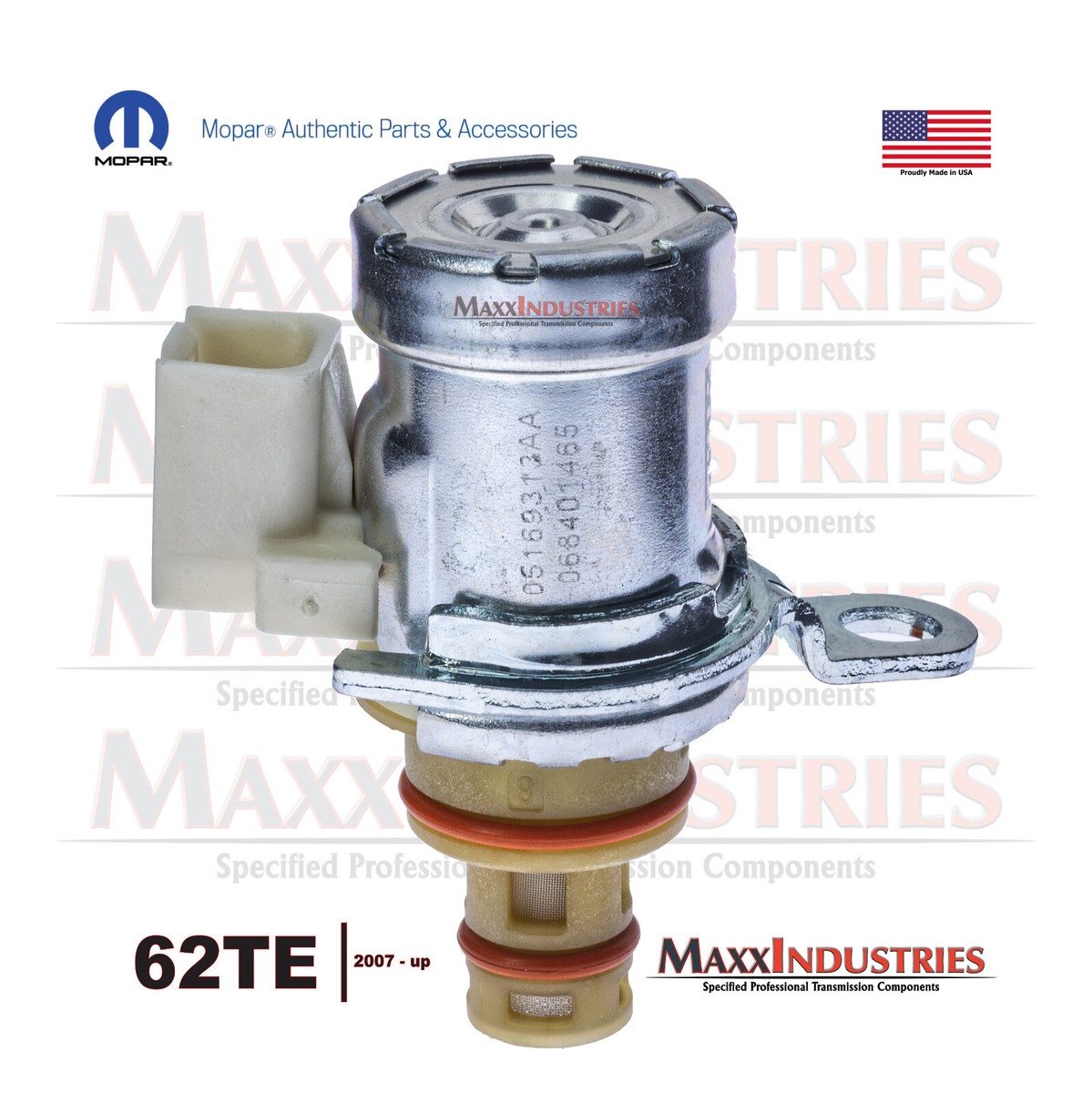 62TE Transmission VFS Variable Force Solenoid TCC Lock-up Solenoid