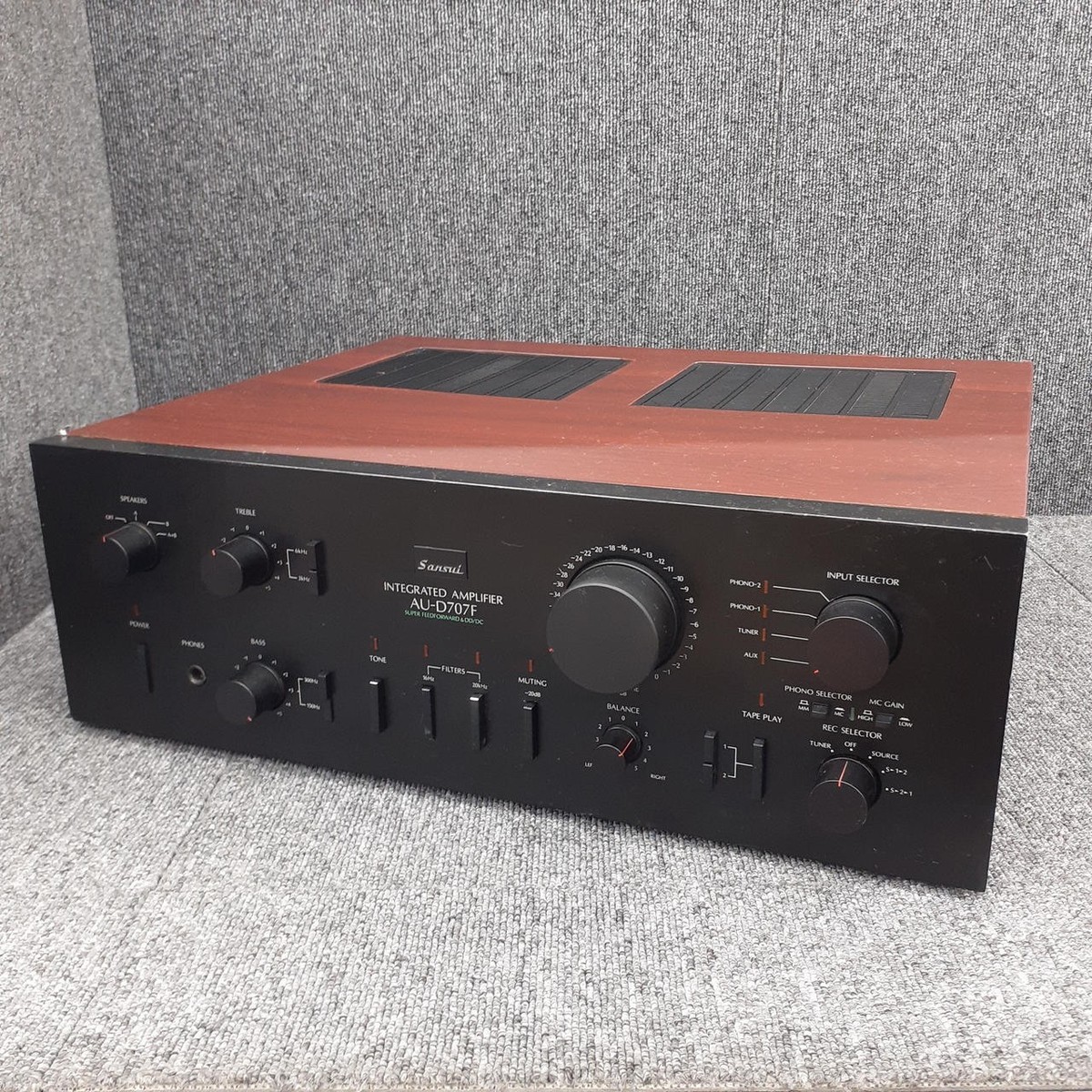 SANSUI AU-707F Extra Integrated Amplifier Transistor Black | eBay