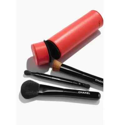 Chanel 3 BRUSH SET Le Pinceaux De Chanel 121 PREMIÈRE DAME Leather