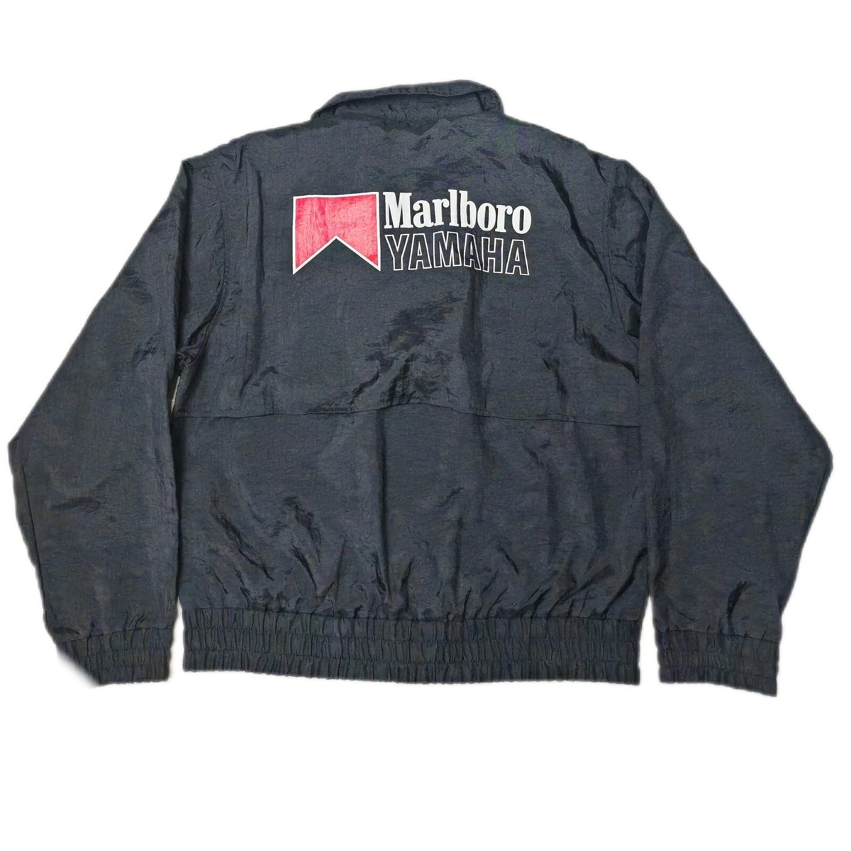 Marlboro Yamaha Racing Team Nylon Jacket Black Medium | eBay