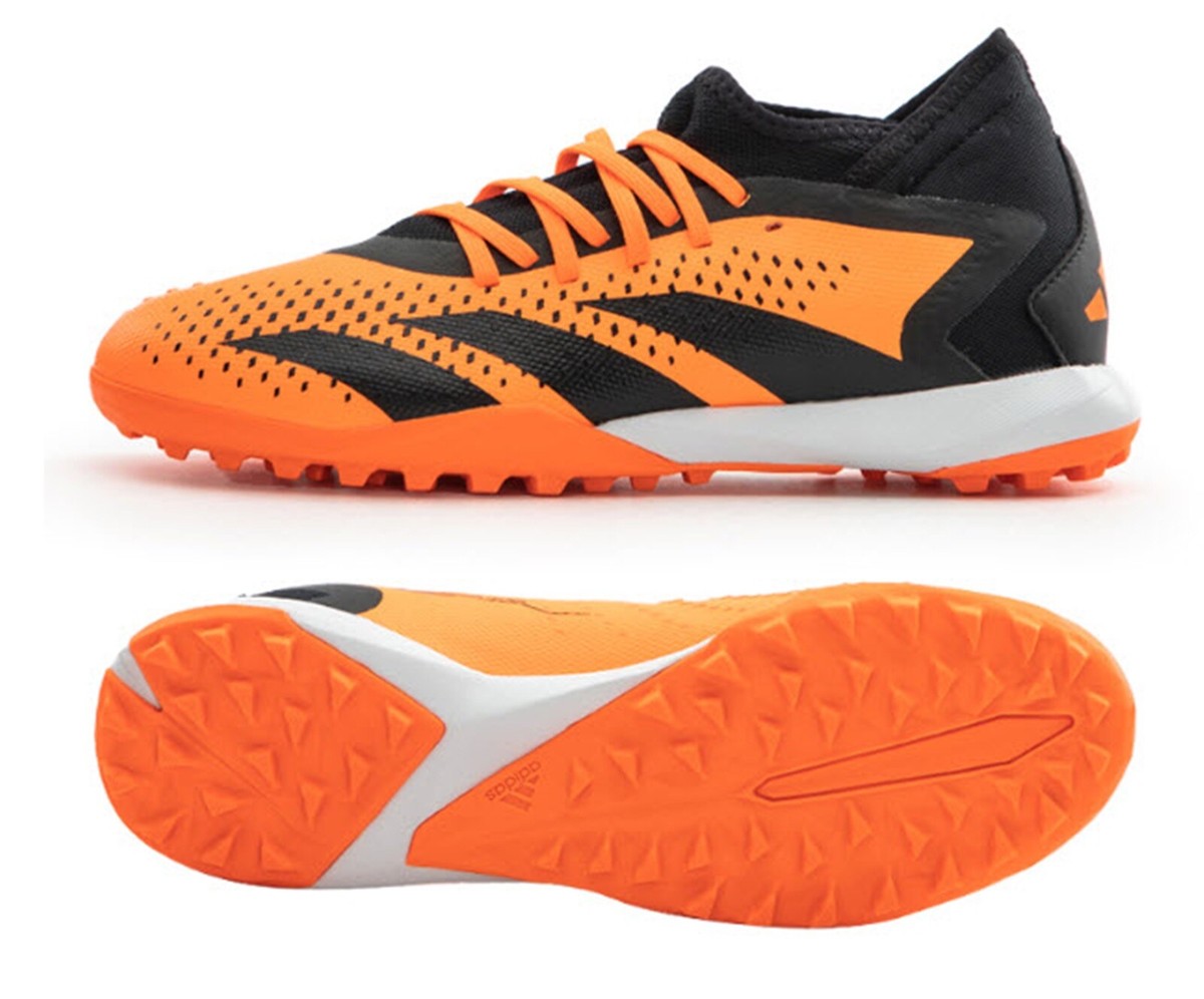 Adidas Men Predator Accuracy.3 TF Cleats Orange Futsal Soccer Boot
