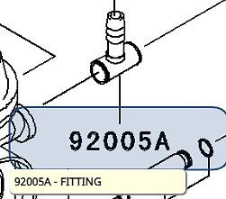 Kawasaki OEM 1998-2008 Ninja ZZR600 ZX-6R Fitting 92005-1353 | eBay