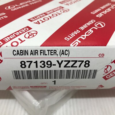 Genuine Parts CABIN AIR FILTER 87139-YZZ78 FOR TOYOTA VIGO