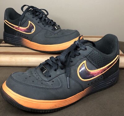 2013 NIKE LUNAR FORCE ONE 1 Superhuman Anthracite Galaxy 580383