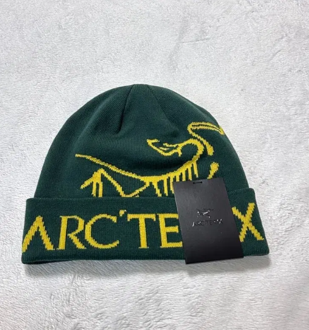 Arc'teryx Bird Word Toque Beanie Hat Green Void Wool Knit Winter