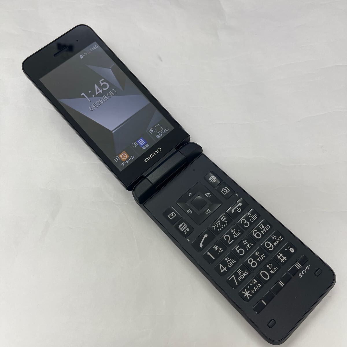 KYOCERA A202KC DIGNO KEITAI 4 FLIP PHONE ANDROID Black unlocked